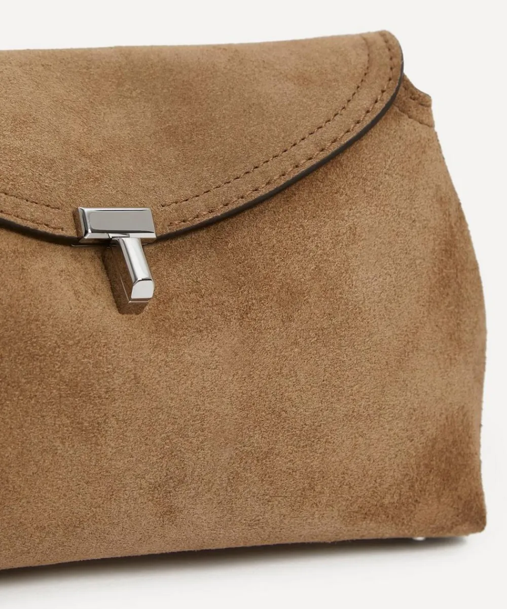 Toteme Bags^T-Lock Suede Clutch Bag