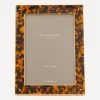 Addison Ross Ornaments^Tortoiseshell and Gold 5x7” Photo Frame