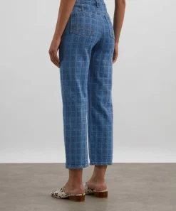 Damson Madder Jeans^Tovie Laser Check Jeans