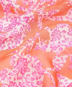 Liberty Scarves^Tree Of Life Meadow 140x140 Wool-Silk Scarf