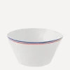 Astier de Villatte Tableware^Tricolore Small Salad Bowl