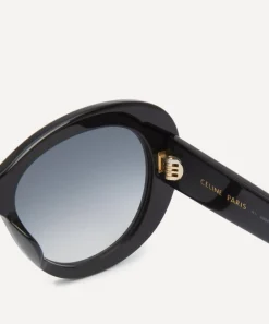 Celine Sunglasses & Glasses^Triomphe Black Acetate Butterfly Sunglasses