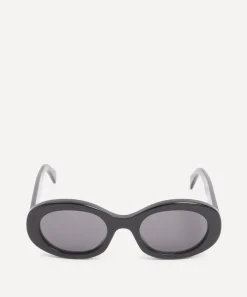 Celine Sunglasses & Glasses^Triomphe Black Oval Acetate Sunglasses