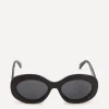Celine Sunglasses & Glasses^Triomphe Chunky Oval Shiny Acetate Sunglasses