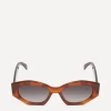 Celine Sunglasses & Glasses^Triomphe Havana Acetate Cat-Eye Sunglasses