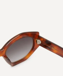 Celine Sunglasses & Glasses^Triomphe Havana Acetate Cat-Eye Sunglasses