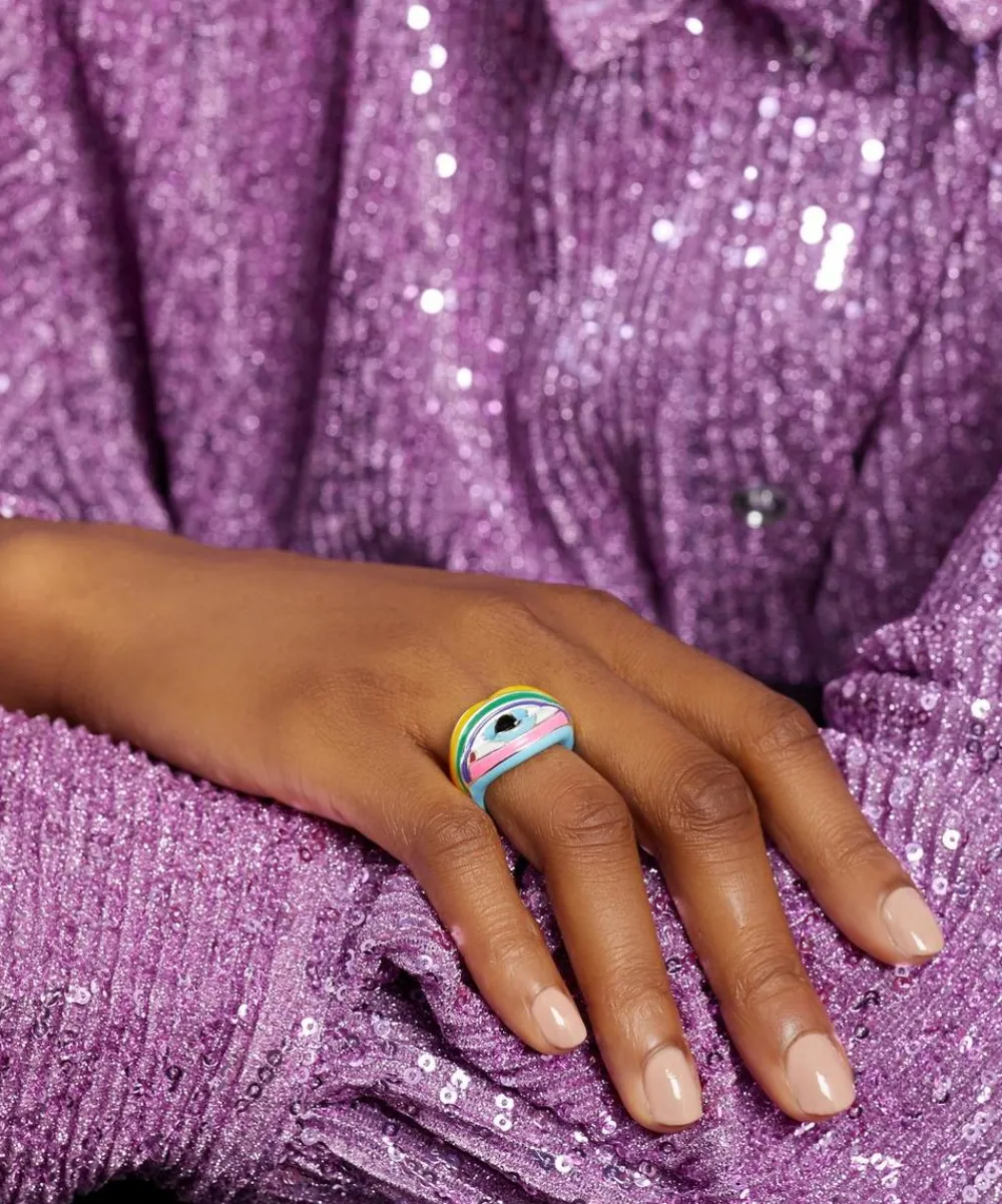 Solange Azagury-Partridge Rings^Trompe L'Oeil Hotlips Ring