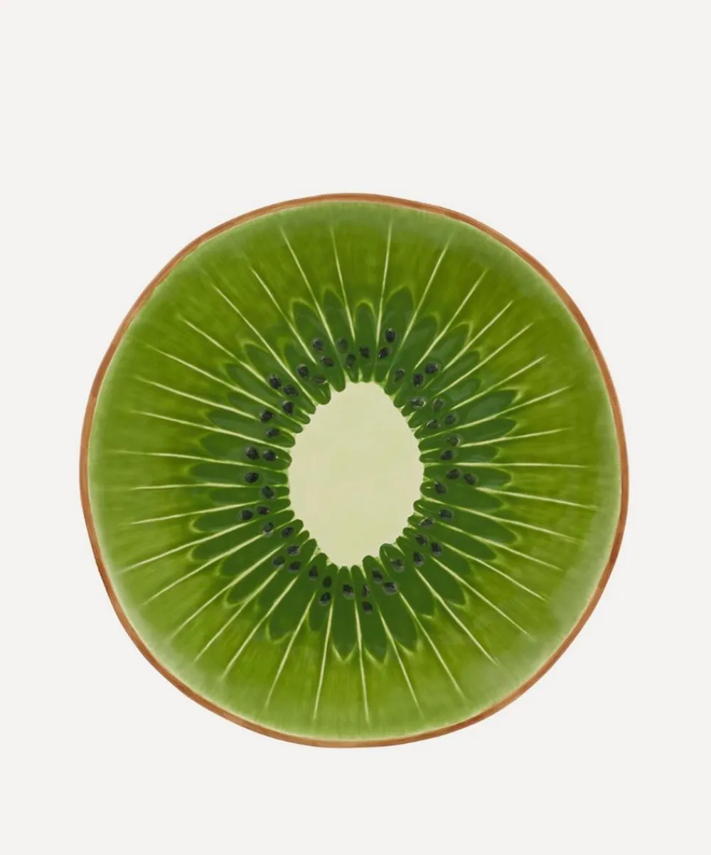 Bordallo Pinheiro Tableware^Tropical Fruits Kiwi Charger Plate