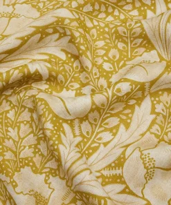 Liberty Interiors Furnishing Fabrics^Tudor Poppy Wycombe Linen in Yarrow