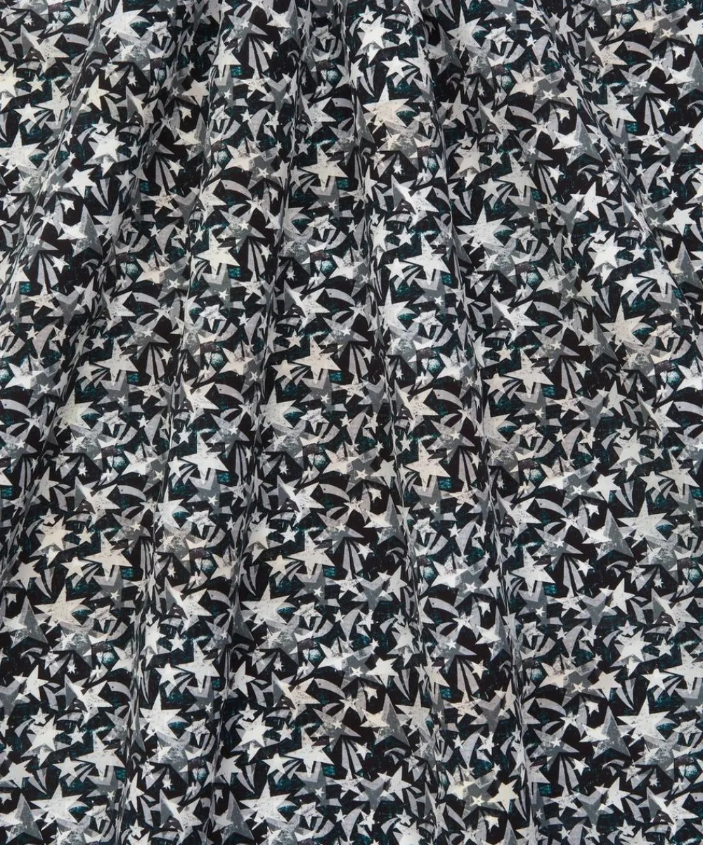 Liberty Fabrics Crepe De Chine^Tudor Star Crepe de Chine