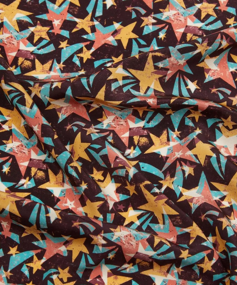 Liberty Fabrics Crepe De Chine^Tudor Star Crepe de Chine