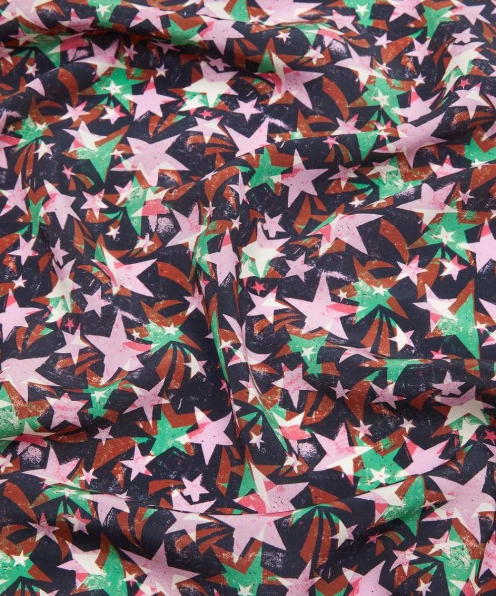 Liberty Fabrics Crepe De Chine^Tudor Star Crepe de Chine
