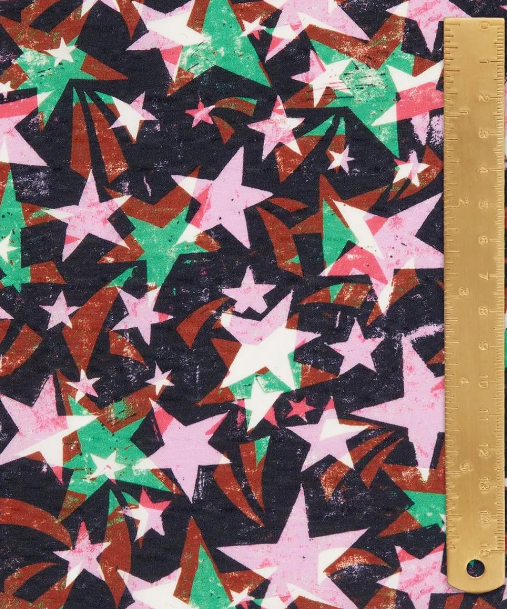 Liberty Fabrics Crepe De Chine^Tudor Star Crepe de Chine