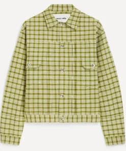STORY mfg. Coats & Jackets^Tuesday Moss Check Heirloom Jacket
