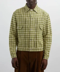 STORY mfg. Coats & Jackets^Tuesday Moss Check Heirloom Jacket