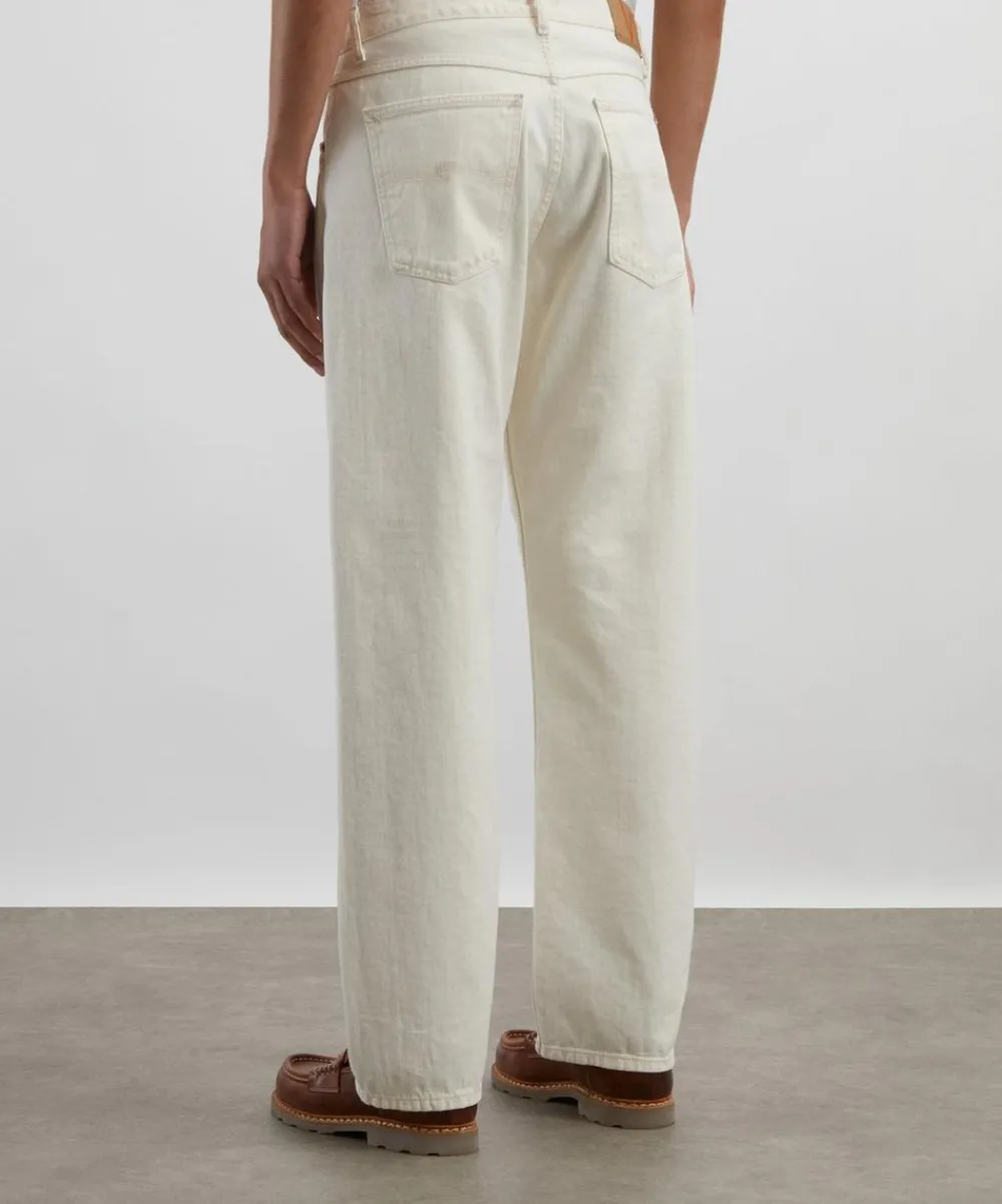 Nudie Jeans Jeans^Tuff Tony Ivory Selvedge Wide-Leg Jeans
