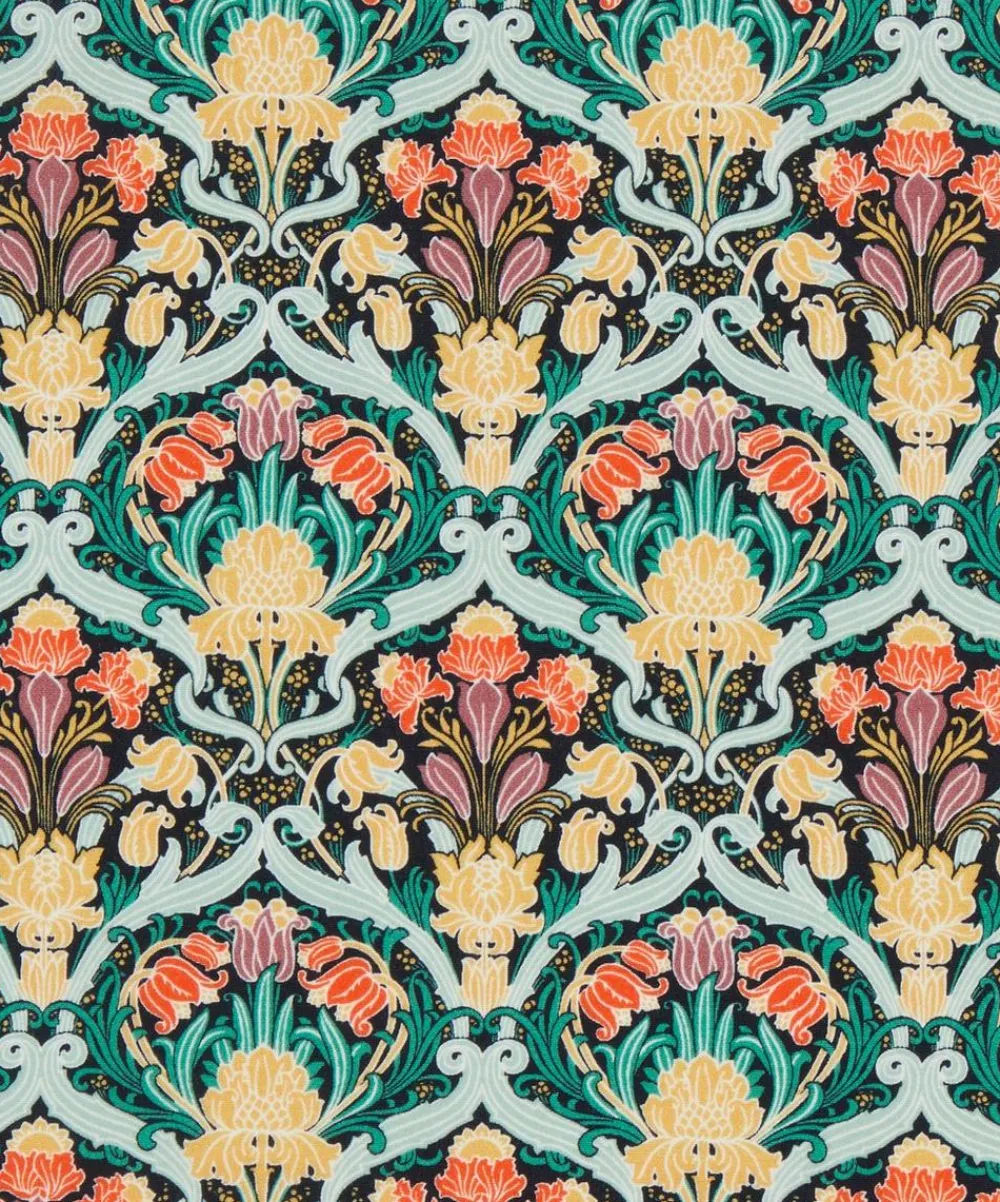 Liberty Crepe De Chine^Tulip Flourish Crepe de Chine
