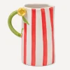 Damson Madder Glass & Drinksware|Kitchen^Tulip Stripe Jug