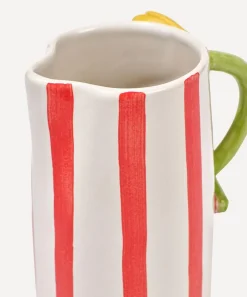 Damson Madder Glass & Drinksware|Kitchen^Tulip Stripe Jug