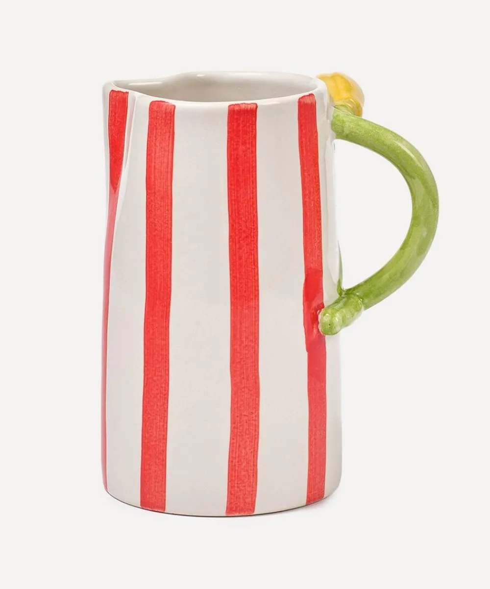 Damson Madder Glass & Drinksware|Kitchen^Tulip Stripe Jug