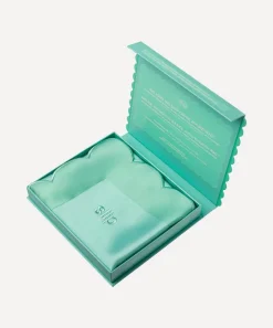 Slip Wellness^Turquoise Queen Silk Pillowcase with Scalloped Edge