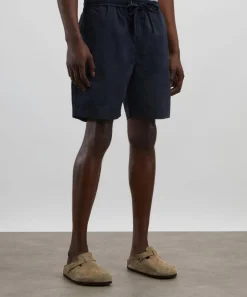Universal Works Shorts^Twill Navy Beach Shorts