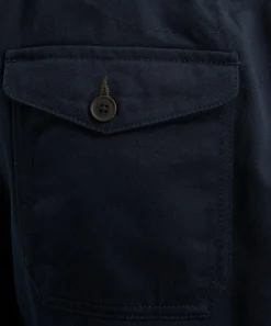 Universal Works Shorts^Twill Navy Beach Shorts