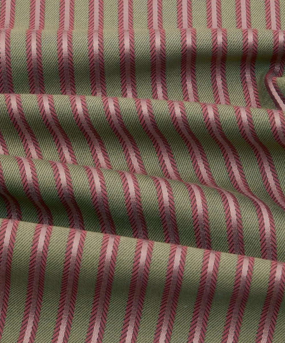 Liberty Interiors Furnishing Fabrics|Furnishing Fabrics^Twill Stripe in Lacquer