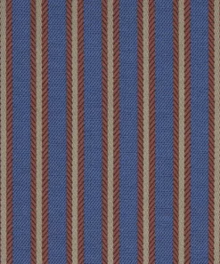 Liberty Interiors Furnishing Fabrics^Twill Stripe in Lapis