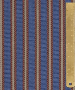 Liberty Interiors Furnishing Fabrics^Twill Stripe in Lapis