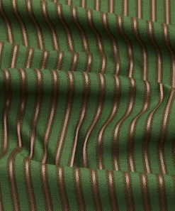 Liberty Interiors Furnishing Fabrics^Twill Stripe in Purslane