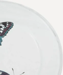 Astier de Villatte Tableware^Two Flying Butterflies Plate