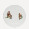 Astier de Villatte Tableware^Two Landed Butterflies Plate