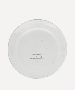 Astier de Villatte Tableware^Two Landed Butterflies Plate