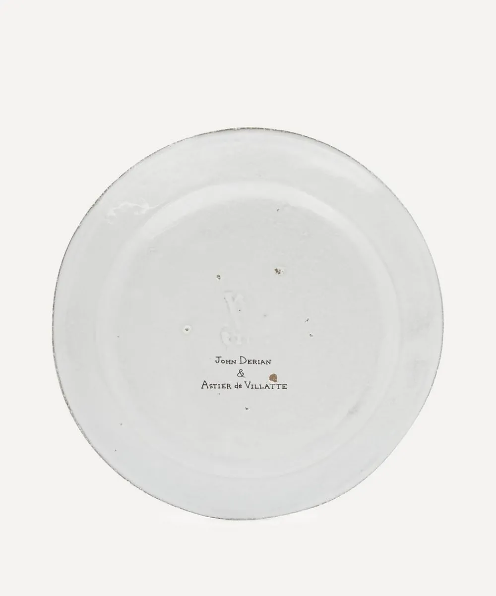 Astier de Villatte Tableware^Two Landed Butterflies Plate