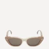 Fendi Sunglasses & Glasses^Two-Tone Cat-Eye Acetate Sunglasses