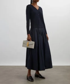 S Max Mara Skirts^Ultramarine Jokey Pleated Taffeta Skirt