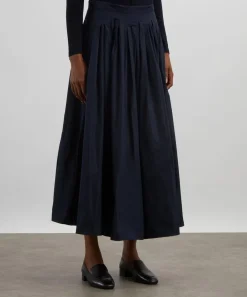 S Max Mara Skirts^Ultramarine Jokey Pleated Taffeta Skirt