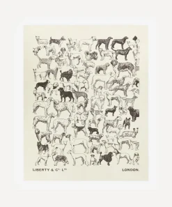 Liberty Wall Art|Living Room^Unframed A Gathering of Dogs Archive Art Print