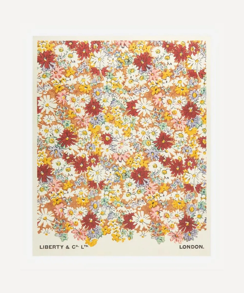 Liberty Wall Art|Living Room^Unframed Libby’s Daisies Archive Art Print