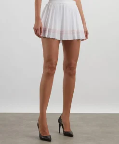 Sporty & Rich Skirts^Vendome Script Pleated Skirt