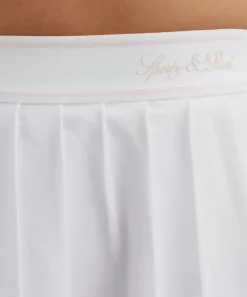 Sporty & Rich Skirts^Vendome Script Pleated Skirt