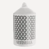 Commune Candles & Candle Holders^Vetiveria Lux Scented Candlewith White Onyx Cover 400g