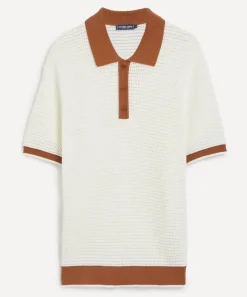 Frescobol Carioca Knitwear & Sweats^Vidal Cotton Crochet Polo