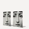 Fornasetti Ornaments^Viso Bookends