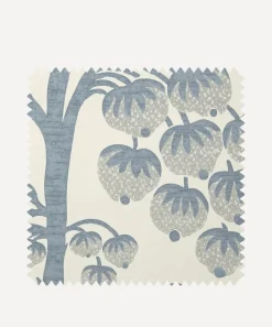 Liberty Interiors Wallpaper^Wallpaper Swatch – Berry Tree in Lapis