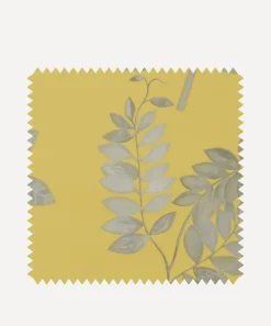 Liberty Interiors Wallpaper^Wallpaper Swatch - Botanical Stripe in Fennel