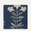 Liberty Interiors Wallpaper^Wallpaper Swatch - Botanical Stripe in Pewter Blue