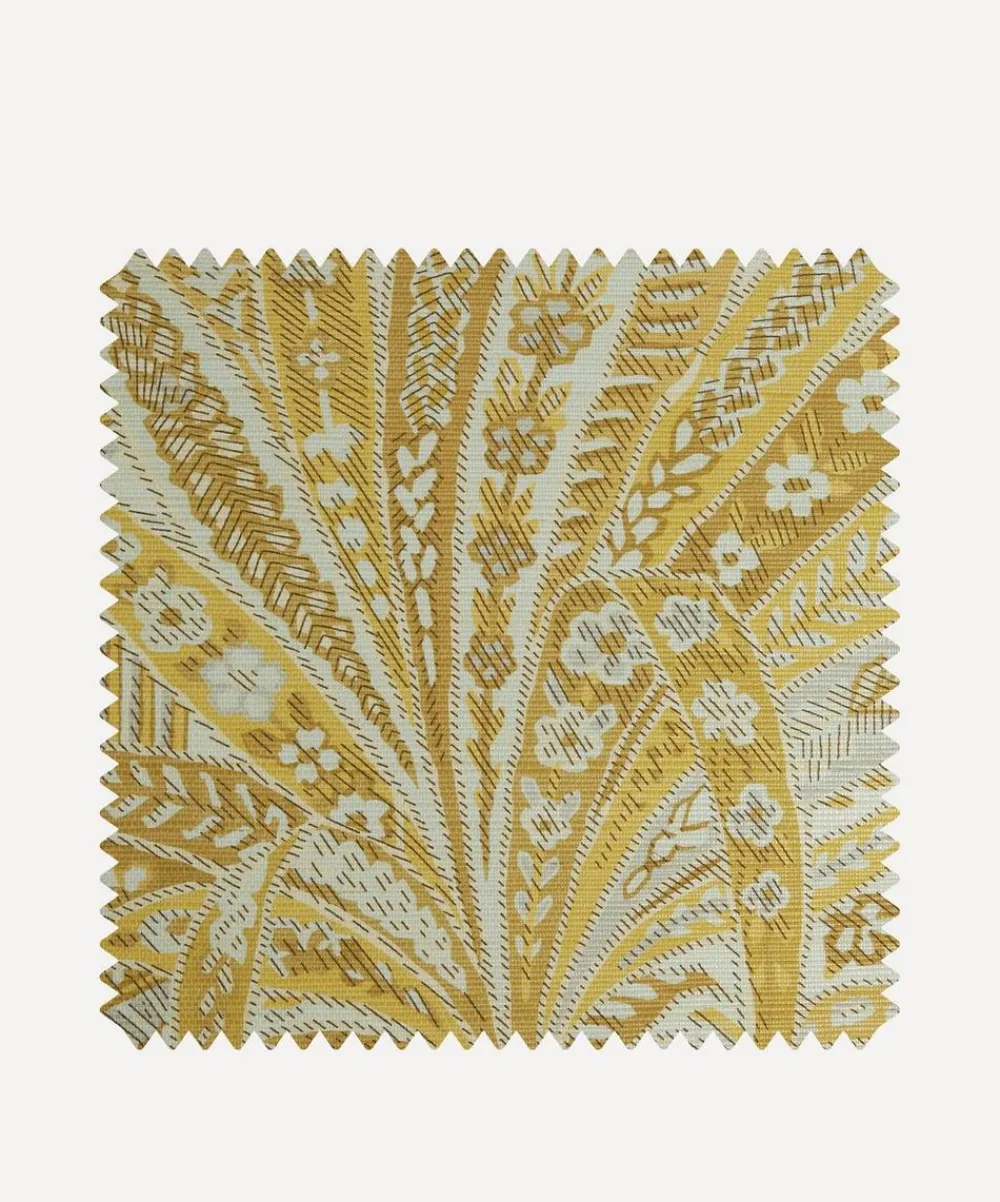 Liberty Interiors Wallpaper|Wallpaper^Wallpaper Swatch – Cypress Voyage in Fennel