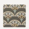 Liberty Interiors Wallpaper^Wallpaper Swatch - Deco Scallop in Pewter